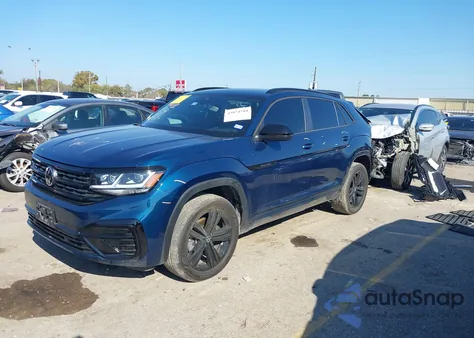 2023 Volkswagen Atlas Cross Sport 3.6L V6 Sel/3.6L V6 Sel R-Line Black z USA, uszkodzony, nr VIN 1V2SE2CA8PC207558
